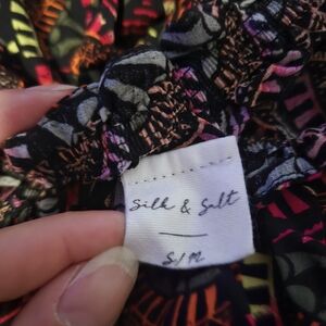 Silk & Salt Tribal Print Strapless Maxi Dress